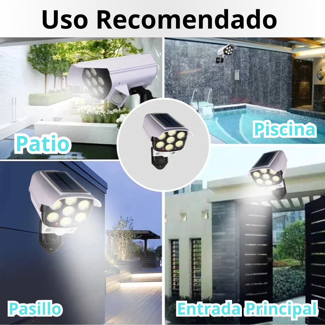 Lampara Solar LED Modelo Cámara